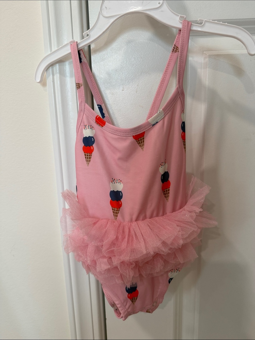 Siix baby girl bathing suit never worn! Excellent condition